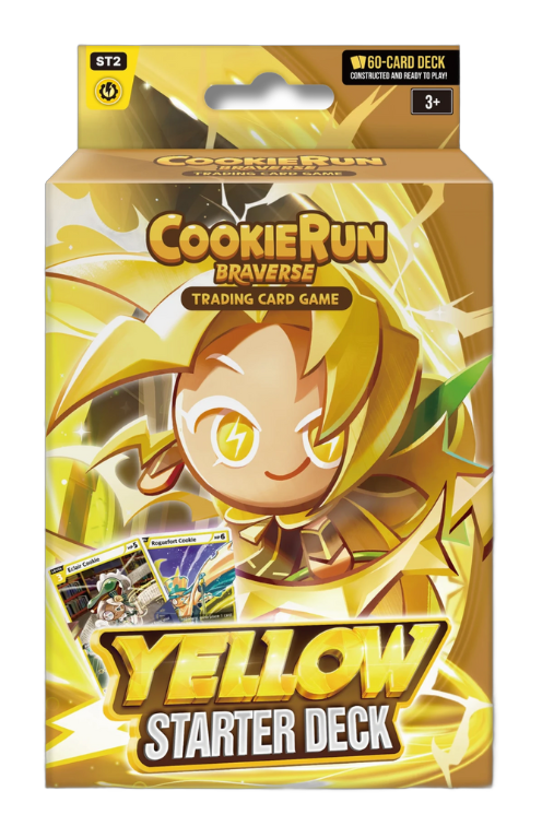 CookieRun: Braverse TCG – Yellow Starter Deck (60-Card Ready-to-Play Deck)