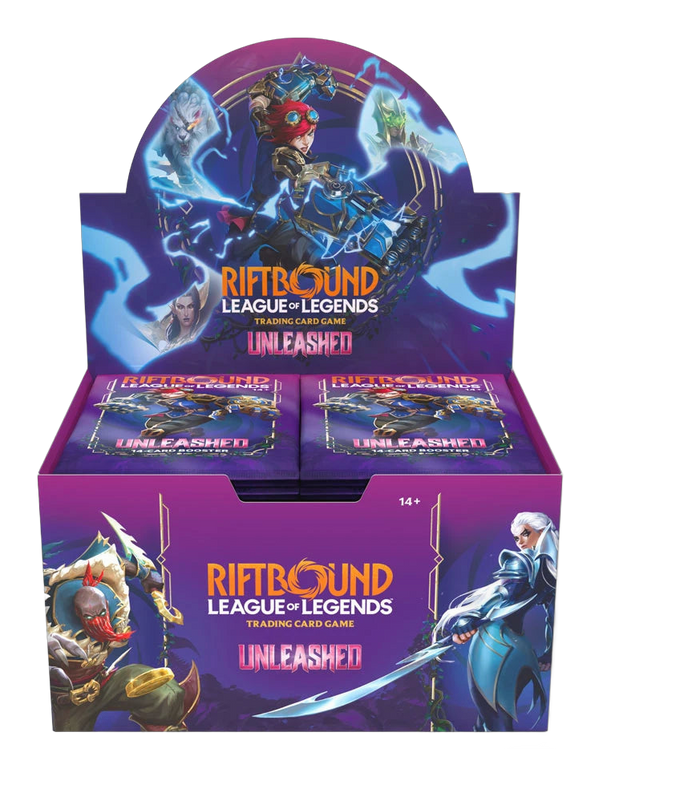 Riftbound: League of Legends TCG: Unleashed Booster Display