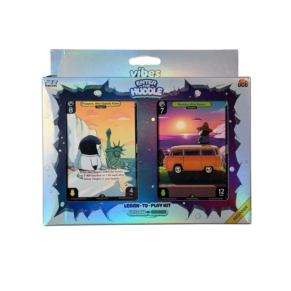 Vibes TCG – Enter the Huddle Learn-to-Play Kit (Yellow vs Green)