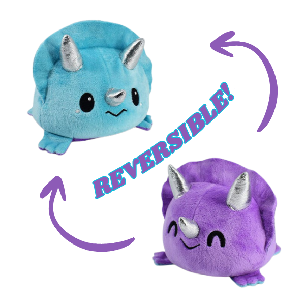 Reversible Triceratops Plush