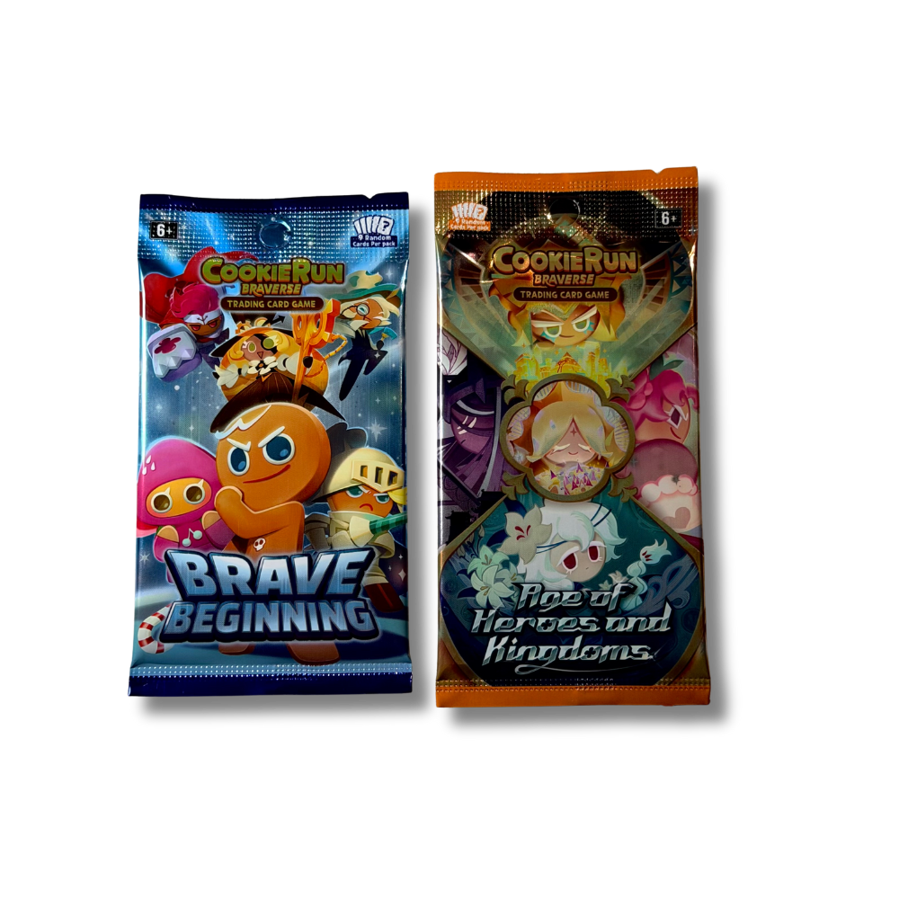 CookieRun: Braverse TCG – 2-Pack Combo (Set 1 + Set 2 Booster Pack Bundle)