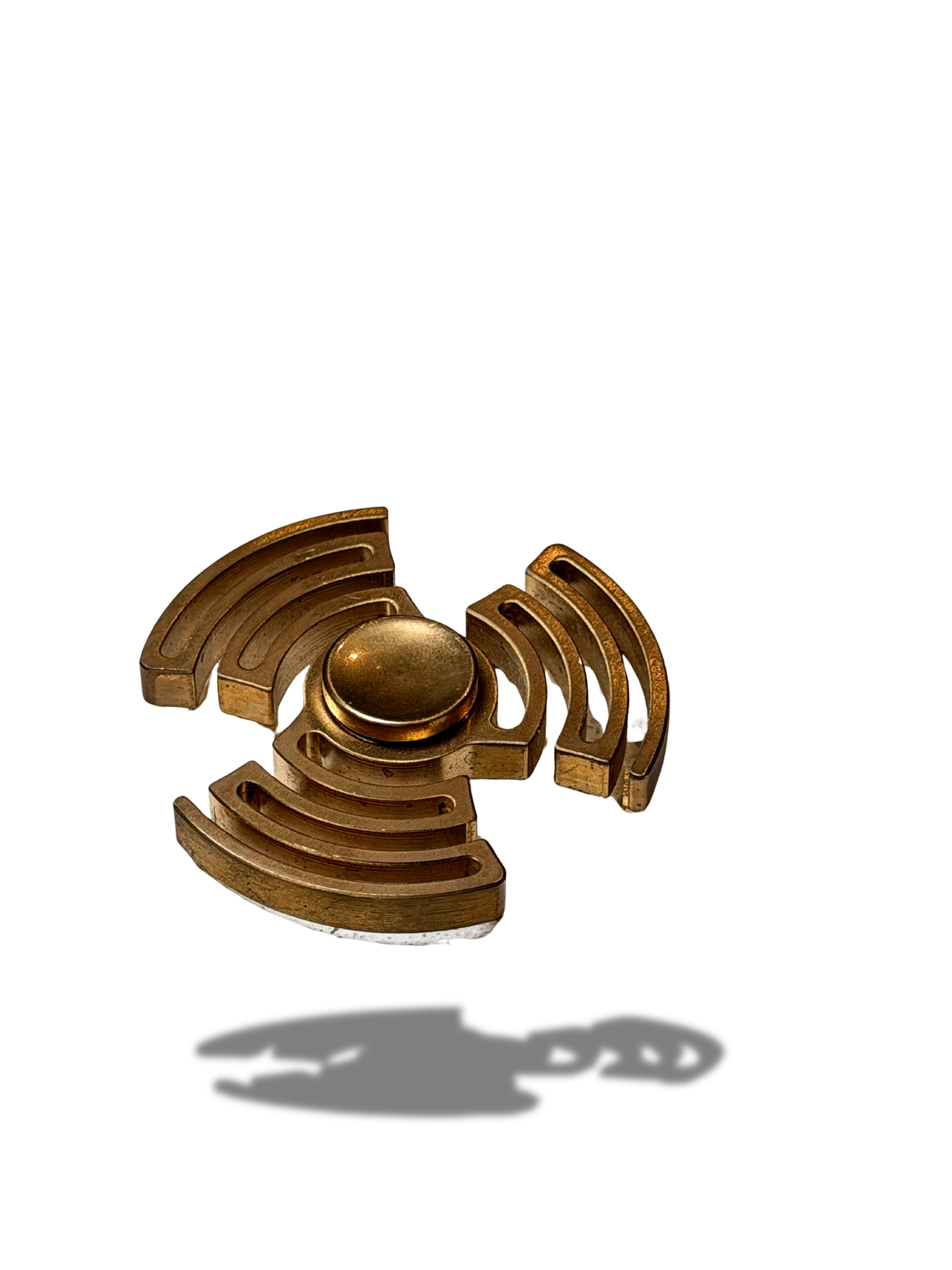 Trinity Arc Spinner – Premium Brass Metal Fidget Toy | Crown TCG