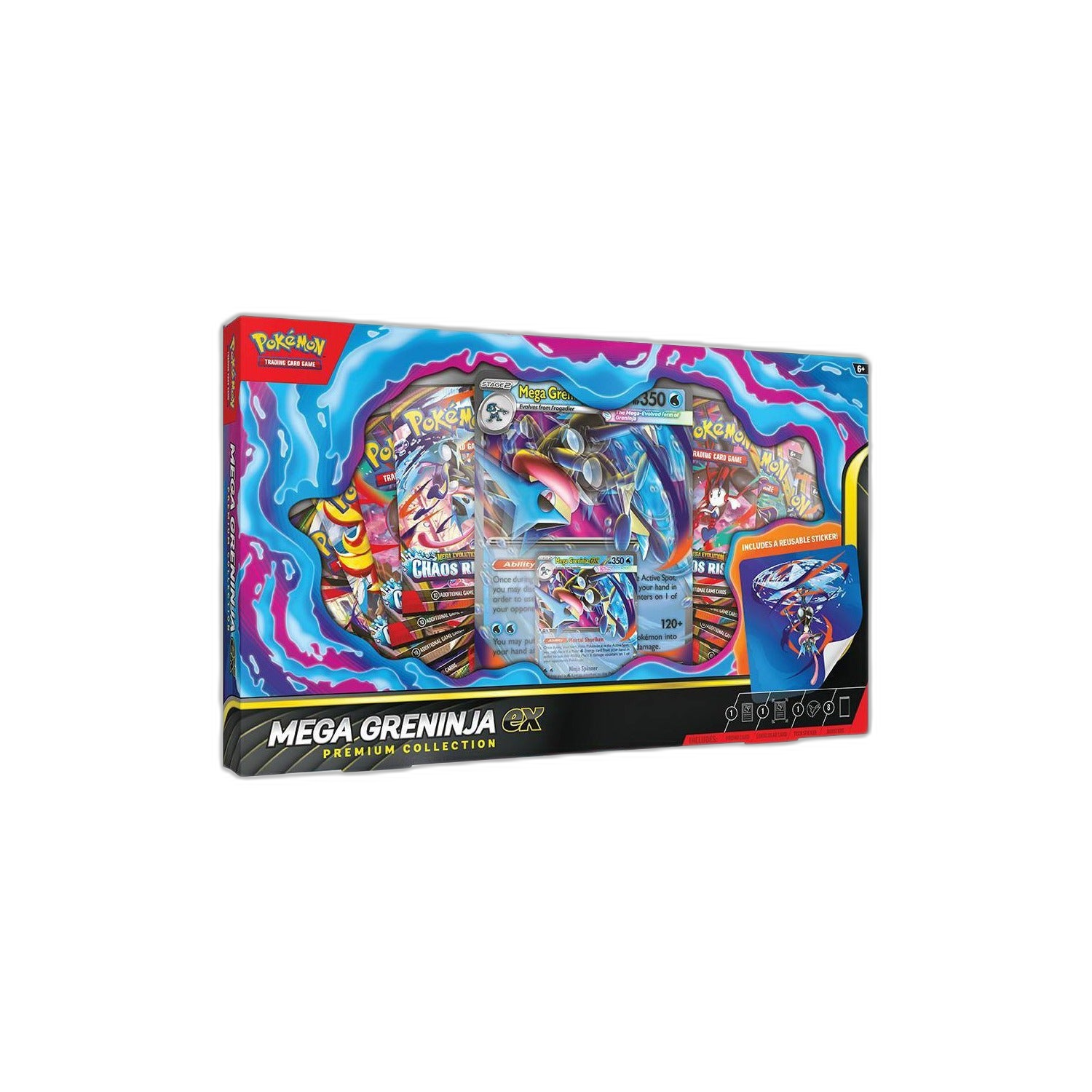 Pokémon TCG Mega Greninja ex Premium Collection (transparent)