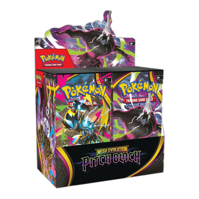 Pokémon TCG Mega Evolution Pitch Black Booster Display Box (transparent)