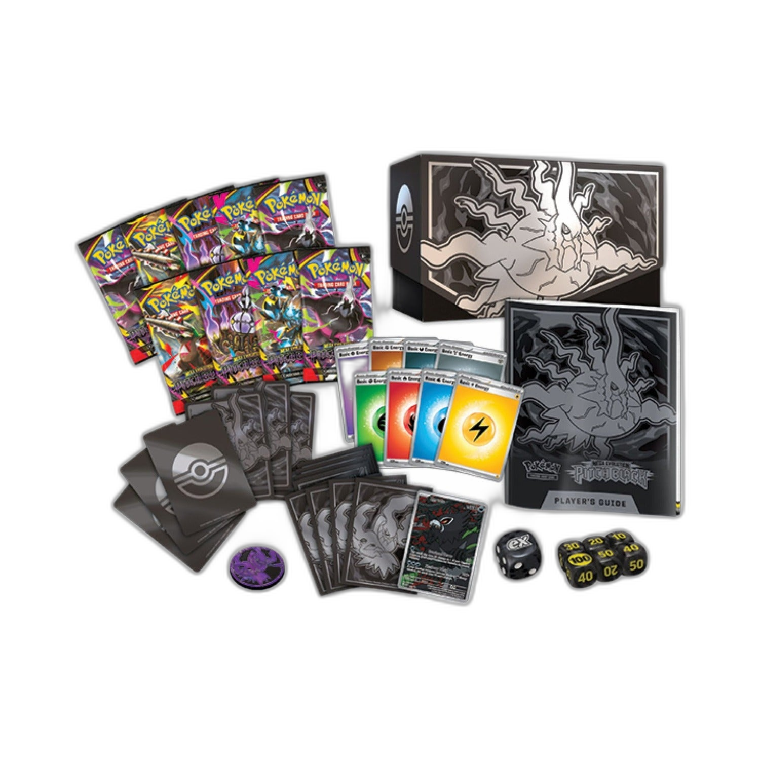 Pokémon TCG Mega Evolution Pitch Black Elite Trainer Box (transparent)